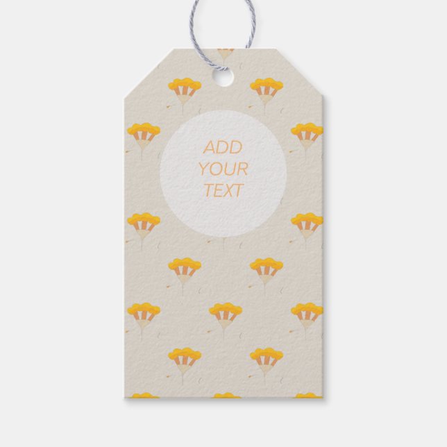 Utformning av Poppies fält Gift-Märkre Presentetikett (Framsidan)