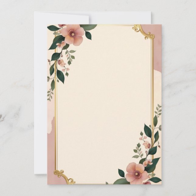 Utformning av PREMIUM-inbjudningskort Inbjudningar (Framsida)