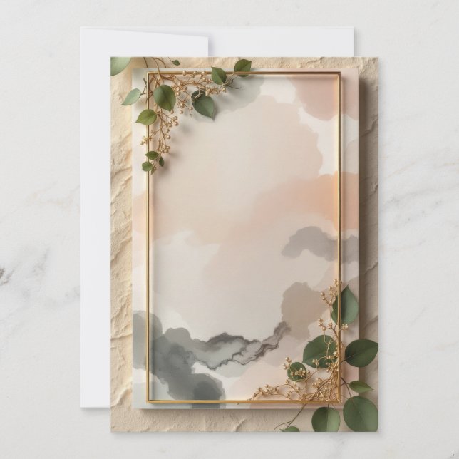 Utformning av PREMIUM-inbjudningskort Inbjudningar (Framsida)