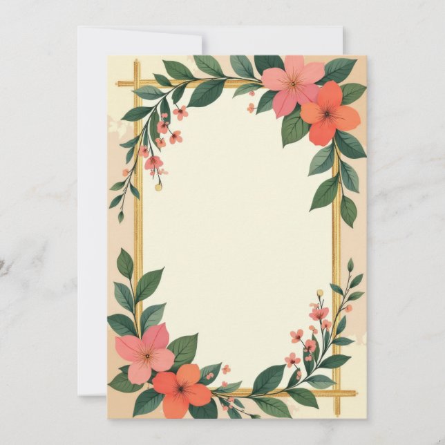 Utformning av PREMIUM-inbjudningskort Inbjudningar (Framsida)