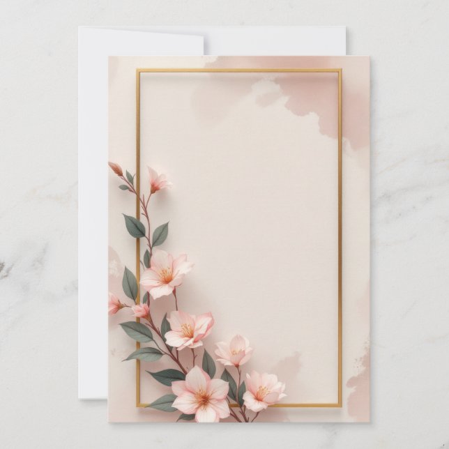 Utformning av PREMIUM-inbjudningskort Inbjudningar (Framsida)