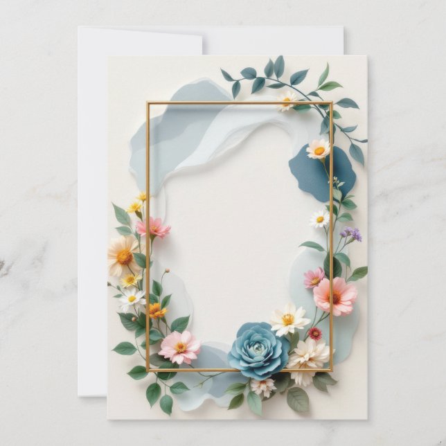 Utformning av PREMIUM-inbjudningskort Inbjudningar (Framsida)