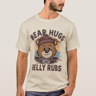 Utformning av Pridet Björnkruka och Belly Rubs Fan T Shirt