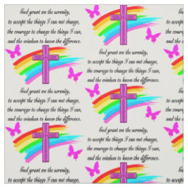 UTFORMNING AV RAINBOW OCH KOR SERENITY PRAYER TYG