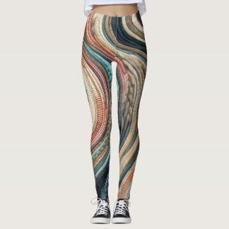 Utformning av Rand i i med sluten Abstrakt Leggings