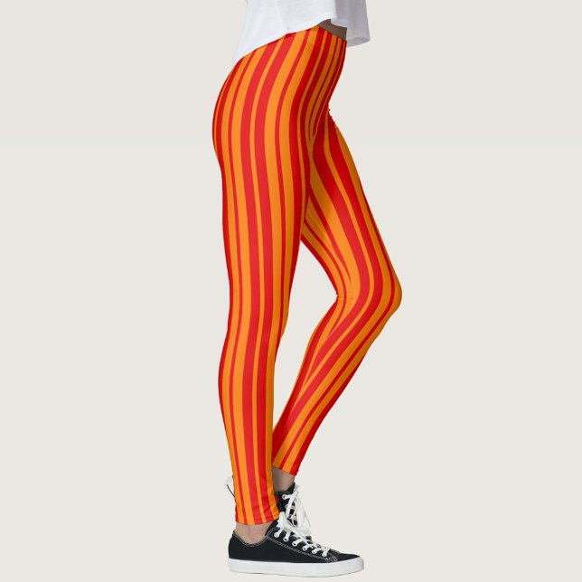 Utformning av Red and Orange Rand Leggings (Skapare uppladdad)