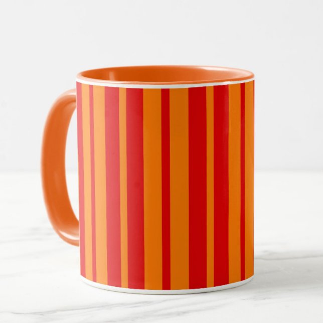 Utformning av Red and Orange Rand Mugg (Skapare uppladdad)