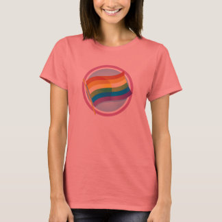 Utformning av regnbåge - Logotyp som tillval T-shirt