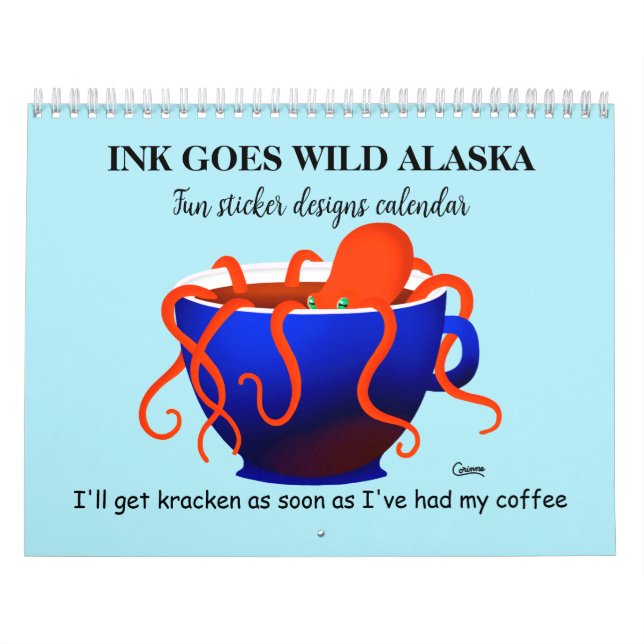 Utformning av roligt - Mellanmörk kalender (Omslag)