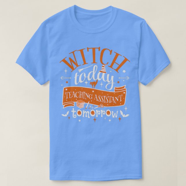 Utformning av Roligten Witch Today-assistenten i m T Shirt (Design framsida)