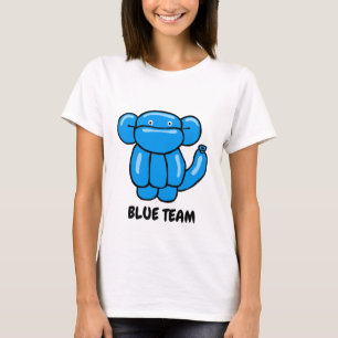 Utformning av roligtens blå ballongdjur t shirt