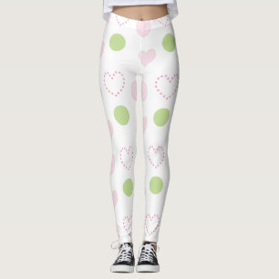 Utformning av Rosa för balkar Leggings