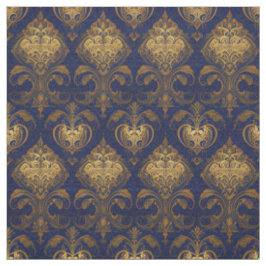 Utformning av royal Blue- och Guld-skademask Tyg
