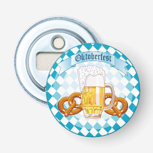 Utformning av rundan oktoberfest Firande Flasköppnare