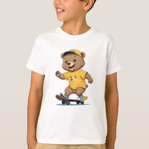🛹 Utformning av ruteskartong 💛 rutnätskateboard T Shirt