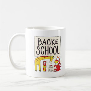 Utformning av säkerheten hos kute Back to school-d Kaffemugg
