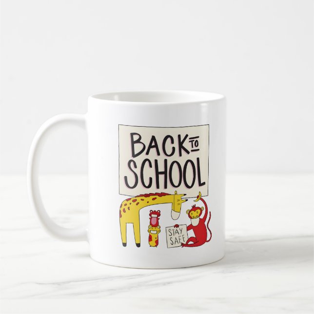 Utformning av säkerheten hos kute Back to school-d Kaffemugg (Vänster)