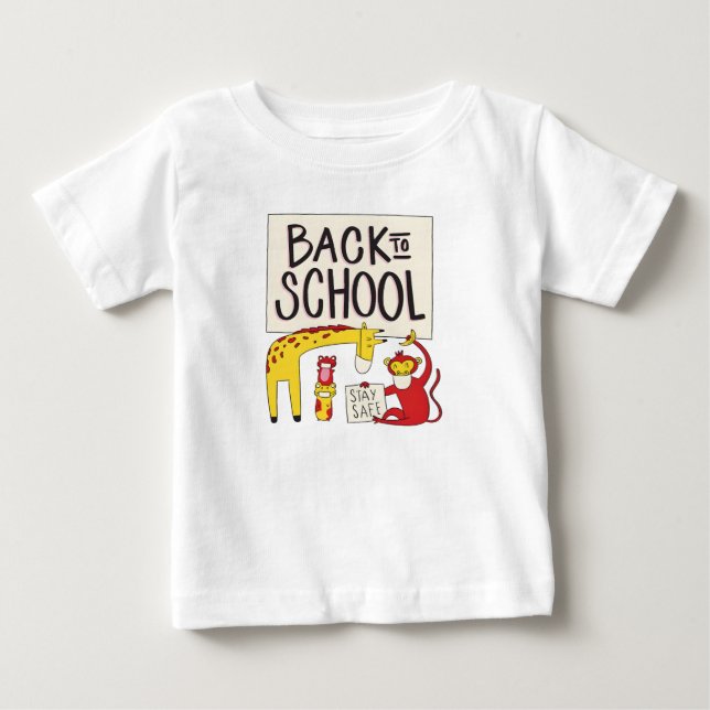 Utformning av säkerheten hos kute Back to school-d T Shirt (Framsida)