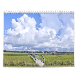 Utformning av skalender för Pawleys Island 8 Kalender