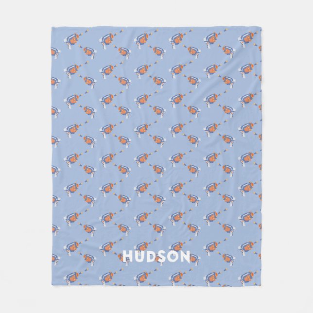 Utformning av skräppelvapen fleecefilt (Framsidan)