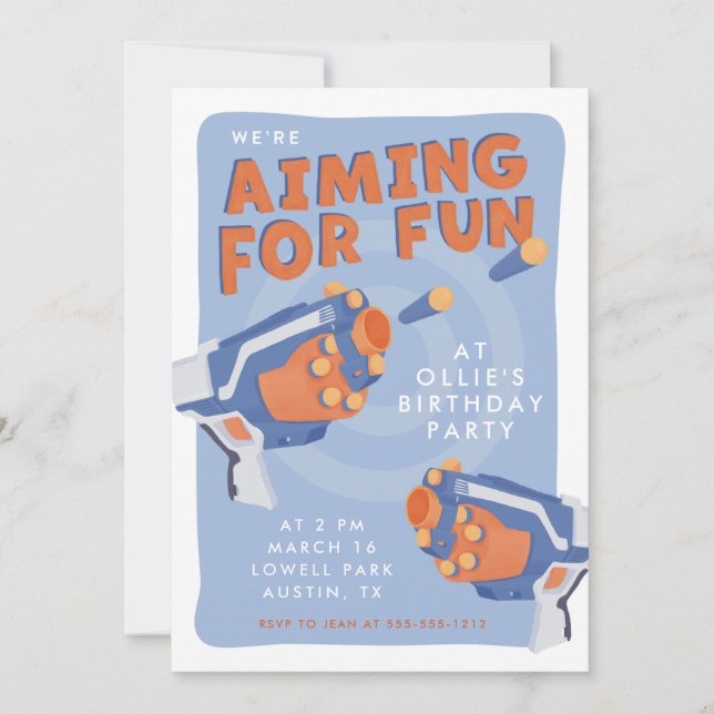 Utformning av skräppelvapen inbjudningar (Framsida)