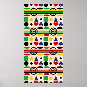 Utformning av stamskandinaviska nordiska Mönster Poster