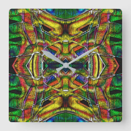 Utformning av stamstammar från stil, abstrakt, kar fyrkantig klocka