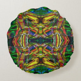 Utformning av stamstammar från stil, abstrakt, kar rund kudde