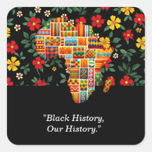 Utformning av svart historikmånad, Blommigt