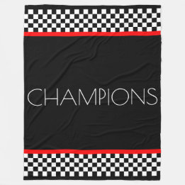 Utformning av svart och vit fetstil fleecefilt