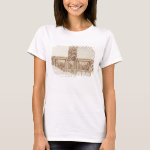 Utformning av takväggar och trapphus (penna, brunt t shirt