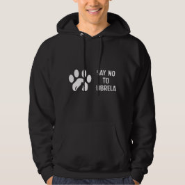 Utformning av tass med negativa effekter på baksid hoodie