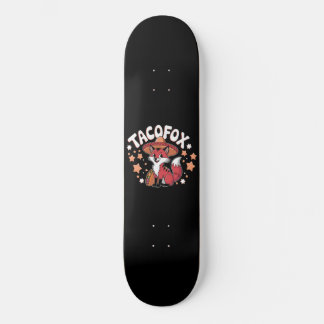Utformning av tecknaden för tako-räv för taco älsk mini skateboard bräda 18,5 cm