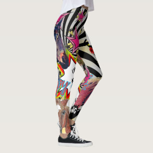 utformning av tecknaden leggings