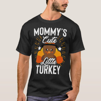 Utformning av trendiget "Cute Little Turkey" i mam T Shirt