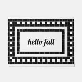 Utformning av trendiget Fall Black and White Panel