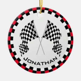 Utformning av utsmyckning för kontrollerad Flagga  Julgransprydnad Keramik