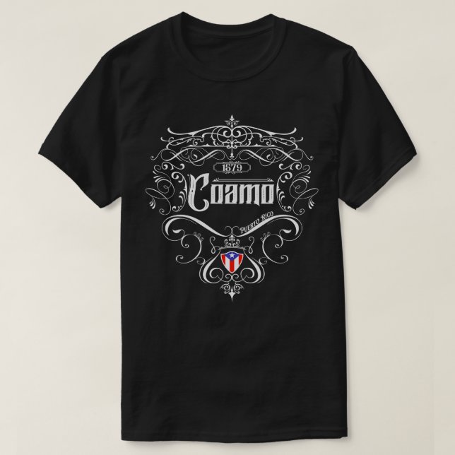 Utformning av Vintagen Coamo T Shirt (Design framsida)