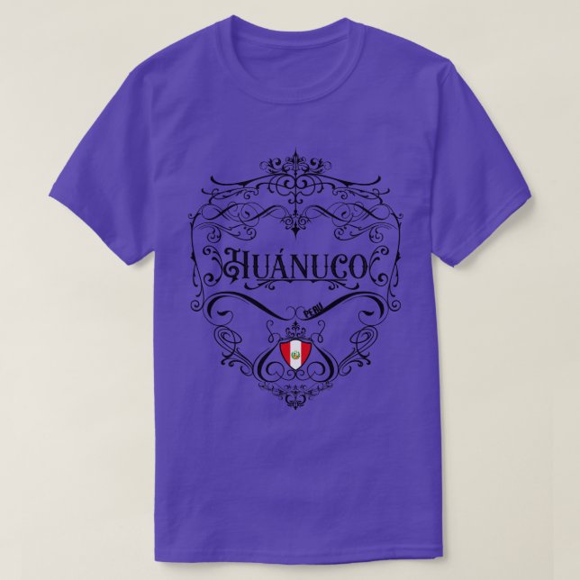 Utformning av Vintagen Huanuco T Shirt (Design framsida)