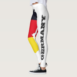 Utformning av vit hett flagga, sexig coola leggings