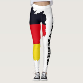Utformning av vit hett flagga, sexig coola leggings