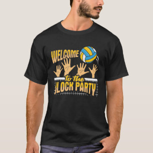 Utformning av volleybollträning för en blockerin t shirt