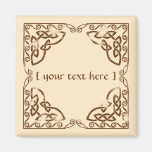 Utformning av Weasted Brown Celtic Knot Tribal Grä