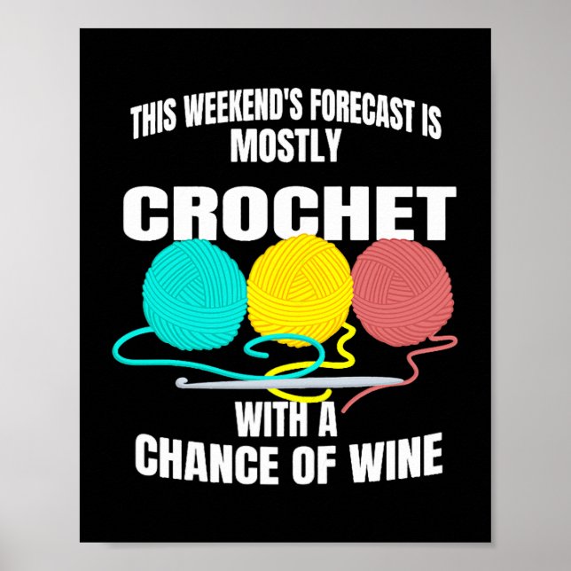 Utformning av Womens Crocheting för citationstecke Poster (Framsidan)