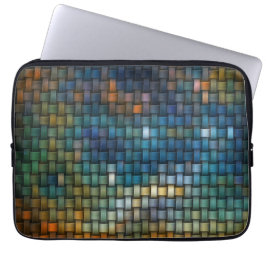 Utformning bestående av färgstarkt sammanflätat ra laptop fodral