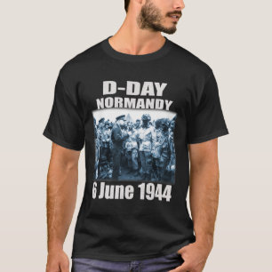 Utformning D-Day Normany Landings Invasion Memoria T Shirt