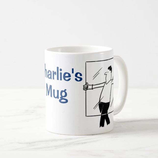 Utformning för Glazier eller Window Repairer Kaffemugg (Framsida höger)