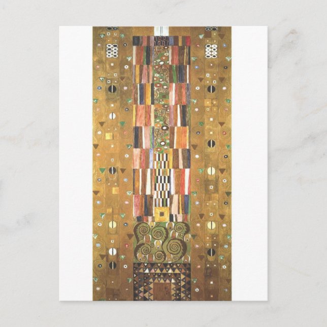 Utformning för Stoclet Knight av Gustav Klimt Post Vykort (Framsida)