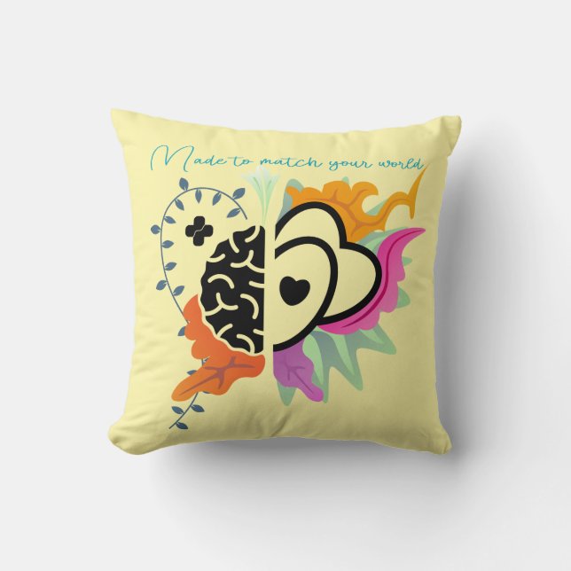 Utformning för varje personlighet och passion kudde (Framsida)