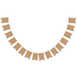 Utformning med en brunt bakgrund och vit Gräns Vimplar